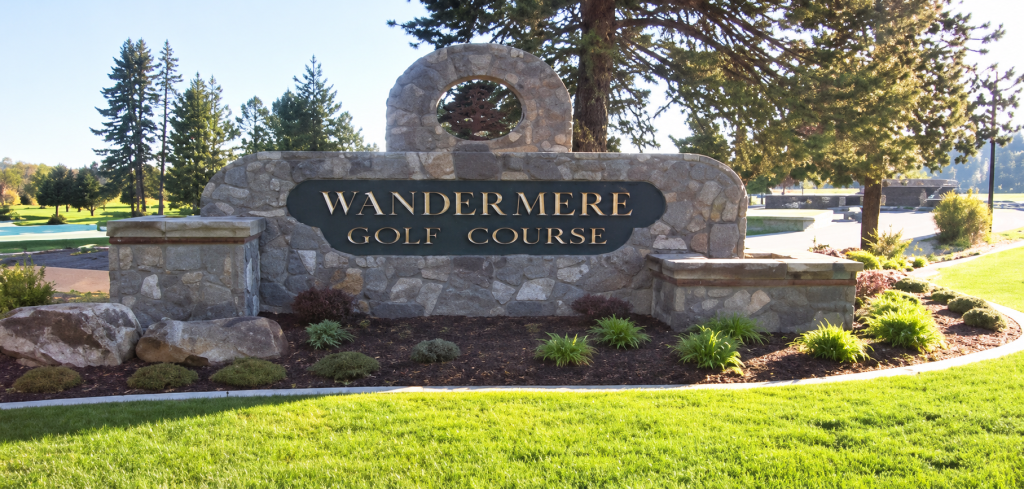 Wandermere Golf Course entrance — AI-enhanced operator photograph